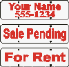 Realty Sign Sign Riders