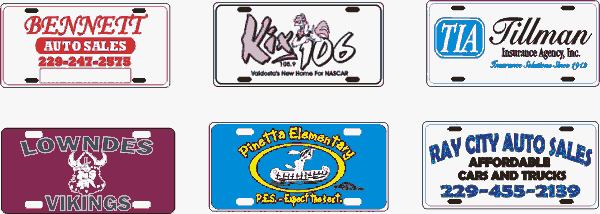 Auto Tags and License Plates