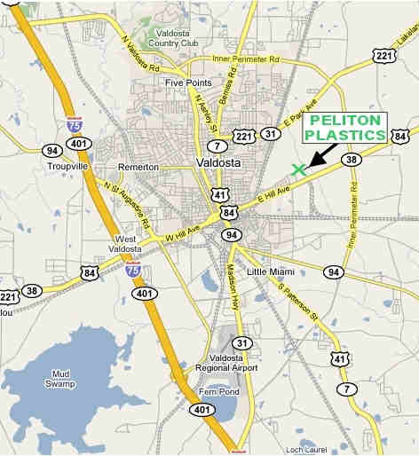 Valdosta, Ga map