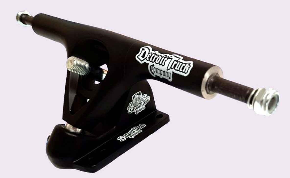 Pad printed skateboard truck